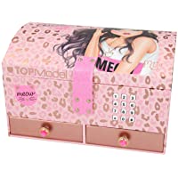 Los mejores  - Depesche 10864 - Joyero con código y sonido- color rosa- 15-7 x 20 x 12-5 cm